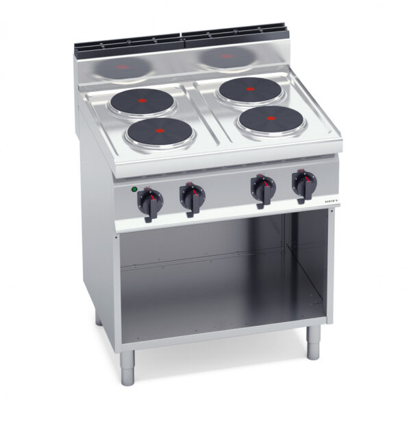 CUISINIERE4 PLAQUE ELECTRIQUE SUR PLACARD DIM 800*714*900 BERTO'S E7P4M