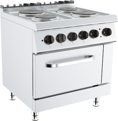 CUISINIER 4 PLAQUE  SUR FOUR  DIM 800X730X900 KUSINA