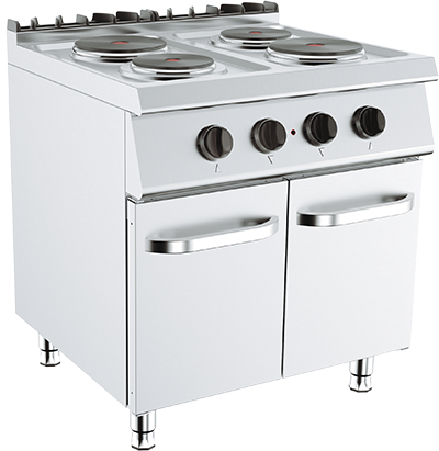 CUISINIER 4 PLAQUE  SUR MEUBLE  DIM 800X730X900 KUSINA