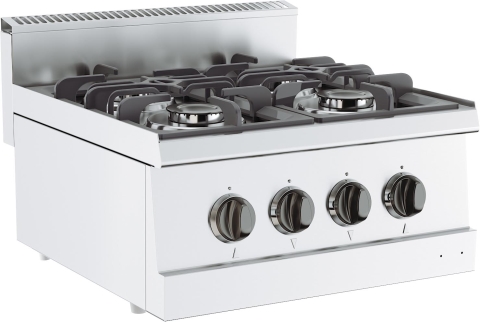 RECHAUD 4 FEUX A POSER A GAZ DIM 600X600X300 KUSINA G6K200G RECHAUD 4 FEUX A POSER A GAZ DIM 600X600X300 KUSINA
