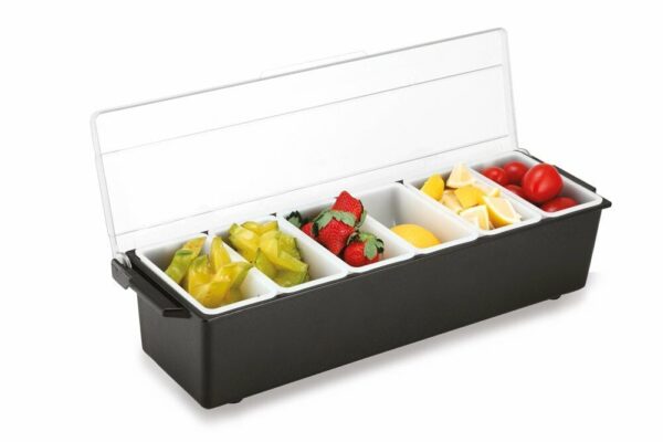 BOITE A CONDIMENTS AVEC COUVERCLE 4PC 60020004
